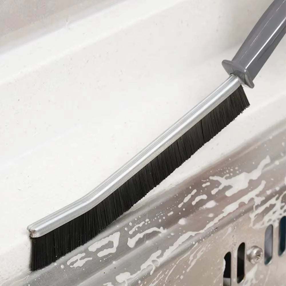 GrimeBuster™ 5-Piece Crevice Cleaning Brush Set – Heavy-Duty Gap & Grout Cleaner with Hard Bristles